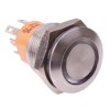 AV990220000840K APEM Amber LED 19mm Momentary Anti Vandal Push Button Switch NO/NC