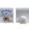 Miernik analogowy kwadratowy mini 30V