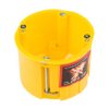 Puszka Podtynkowa 60Mm Regips Głęboka Niepalna Żółta Pk-60 0220-0N /40Szt/