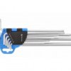 Klucze tamper torx CrV, extra długie 9 szt.