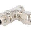 Złącze okrągłe M12 męskie kątowe ekranowane 4-PIN 250V PG7 T4113511041-000