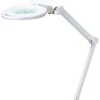Lupa stołowa z podświetleniem 96xLED 10W regulowana 6500K 2,25x 230V AC 50Hz