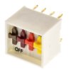 Przełącznik DIP 4-pozycyjny 4PST THT 1 A przy 100 V -55 → +100°C
