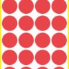 3004 Marking points, 18 mm, red