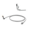 kabel LAN Weidmüller 1248280005, 1 szt., RJ45, CAT 6a, S/FTP, 0.50 m, szary