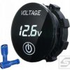 Woltomierz LED 5-48VDC;biały; ON/OFF;dotykowy;29mm;procentowy;