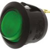Przełącznik kołyskowy Wł.-wył. podświetlany 10A SPST Zielony Arcolectric (Bulgin) Ltd