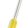 Końcówka kablowa zaciskana 1mm² długość 12mm Żółty średnica 1.4mm Izolowane RS PRO