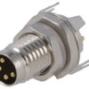 Złącze Okrągłe M8 Męskie Proste Montaż Tht 4Pin 30V T4040034041-000