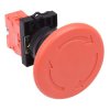 Techna PtecMushT60 60mm Emergency Stop Button Switch Plastic 10A 1NC