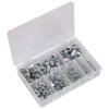 Sealey AB046SN Steel Nut Assortment 255pc M4-M16 DIN 934 Metric