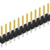 Pin header, 12 pole, pitch 2.54 mm, straight, black, 10048176