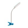 Lampka Biurkowa Nocna Klips Do Czytania Dori Led Clip Niebieska 02867 Struhm