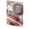 Deflecto 684301 Classic Image A6 Portrait Desk Display Board Transparent 1 pc
