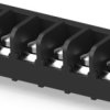 PCB terminal, 6 pole, 0.326-5.26 mm², 30 A, screw connection, black, 1-1437657-7