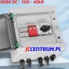 Rozdzielnica PV 1 String 600V DC / 15A / 40kA / IP65 ( 1 IN / 1 OUT )