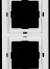 400429069 Cover frame four-way, for VENICE pure white