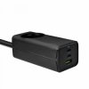 Ładowarka sieciowa Akyga AK-CH-21 65W 2xUSB-C USB-A PD GaN 5-20V / 1.5-4.5A + gniazdo AC czarna 1.5m