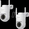 2X PD8 Überwachungskamera, IP, LAN, WLAN, außen, 2 Stück