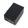 Obudowa do HiFiBerry i Raspberry Pi 5 - stalowa - czarna
