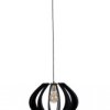 Lampa wisząca nowoczesna drewno 1xE27 GEMMA GOLD