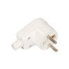 Wtyczka z uziemieniem 16A WB-6 biała WB601