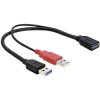 Delock 83176 USB 3.2 Gen 1 Extension Cable USB-A Male to Female 0.3m Black