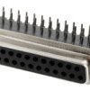 Connfly DS1037-25FNBKT7-0CC DS1037-25FNBKT7-0CC Listwa żeńska D-Sub Ilość styków: 25 piny lutownicze 1 szt. paleta