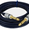 VITALCO MK46 Kabel instrumentalny Audio Jack 6,3mm Mono (wtyk / wtyk) 1,5m