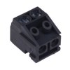 2-Way 5.00mm Pin Strip Pluggable Terminal Block Grey 8A 300V