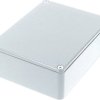 Aluminum die cast enclosure, (L x W x H) 119 x 94 x 42 mm, light gray (RAL 7035), IP54, 1590BBSLG