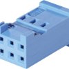 TE Connectivity Obudowa złącza pin żeńskiego na kabel AMPMODU HE13/14 Ilość pinów 6 Wymiary siatki: 2.54 mm 281839-3 1 s