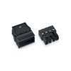 WAGO 770-114 4 Pole 10mm Plug with Strain Relief Black
