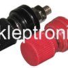 Zacisk laboratoryjny AL2449 czarny + czerwony 1kpl