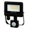 Naświetlacz LED PHOTON z czujnikiem ruchu PIR 10W 1000lm 100lm/W 4000K czarny 203501 LED LINE