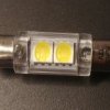 Żarówka LEDOWA 12V 10x36mm biała zimna 2 SMD 5050