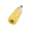 Gniazdo laboratoryjne 4mm, izolowane M4 6A żółte