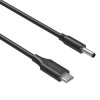 KABEL ZASILAJĄCY C14120BK-1.8M DC Jack 4.5 x 3.0 / USB-C 1.8 m UNITEK