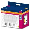 3PAK Żarówka LED E27 A60 19W = 150W 2452lm 4000K Neutralna 200 OSRAM VALUE
