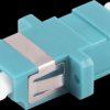 BS07-60012 FO coupler, LC / LC, duplex, aqua