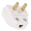 24V/10A wtyczka kątowa IP44 Typ 2152 biała Wtyczka kątowa 24V z płaskimi bolcami 10A 2P biała