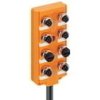 Koncentrator Aktuator/Sensor Górne Porty 8-Portowy Gniazda M12 4-Pinowe Asb 8...