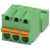 Pin header, 3 pole, pitch 5.08 mm, straight, green, 1873362