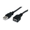 StarTech.com USBEXTAA10BK 10 ft Black USB 2.0 Extension Cable A To A - M/F