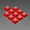 Adafruit Translucent Red DSA Keycaps for MX Compatible Switches - 10 pack