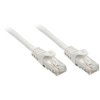 LINDY 48160 Network cable RJ45 CAT 6 U/UTP 0.30 m Grey