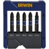 IRWIN® 1923433 Phillips/Pozi/TORX Impact Screwdriver Pocket Bit Set, 5 Piece