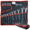 Klucze płasko-oczkowe 8-32mm zestaw 17 kluczy QTechnic