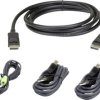 ATEN 2L-7D03UDPX4 Zestaw kabli USB DisplayPort Secure KVM 3M