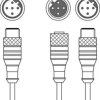 Leuze Electronic 50123263 Linia połączenia 1 szt.